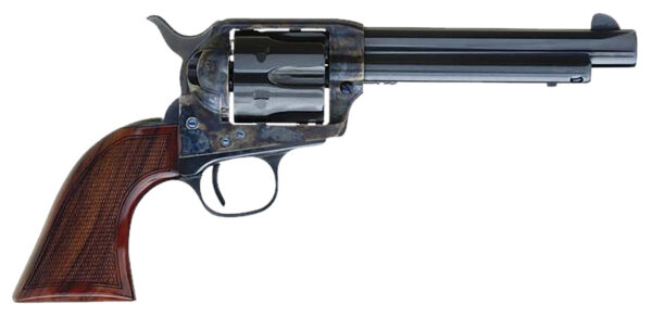 Cimarron AR401 Arizona Ranger  357 Mag 6 5.50″ Blue w/Engraved “Arizona Ranger” Steel Barrel, Blued Cylinder Color Case Hardened Steel Frame, Checkered Walnut Grip, Exposed Hammer