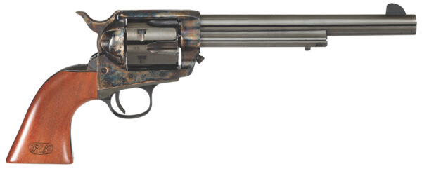 160544 Cimarron PP514M00HN U.S. Calvary Henry Nettleton 45 Colt (LC) 6 Shot, 7.50″ Blued Steel Barrel & Cylinder, Color Case Hardened Steel Frame, Walnut Grip, Exposed Hammer