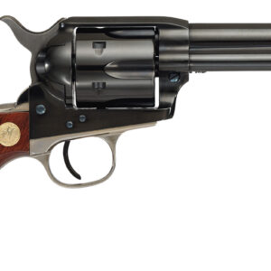 Cimarron MP400B1401 Pistoleer  357 Mag 6 Shot 4.75″ Blued Rifled Steel Barrel & Cylinder, Blued Steel Frame w/Nickel Backstrap & Triggerguard, Walnut Grip, Exposed Hammer