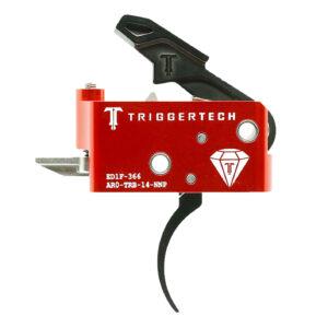 TriggerTech AR Diamond Pro Curved Trigger, Black, Right Hand