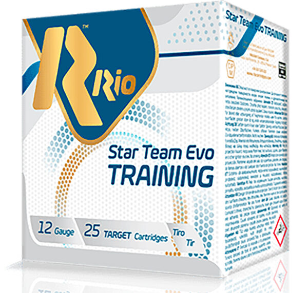 160587 Rio Star Team EVO 12 Gauge 2.75 in 1 1/8 oz 8 Shot, 25/Box