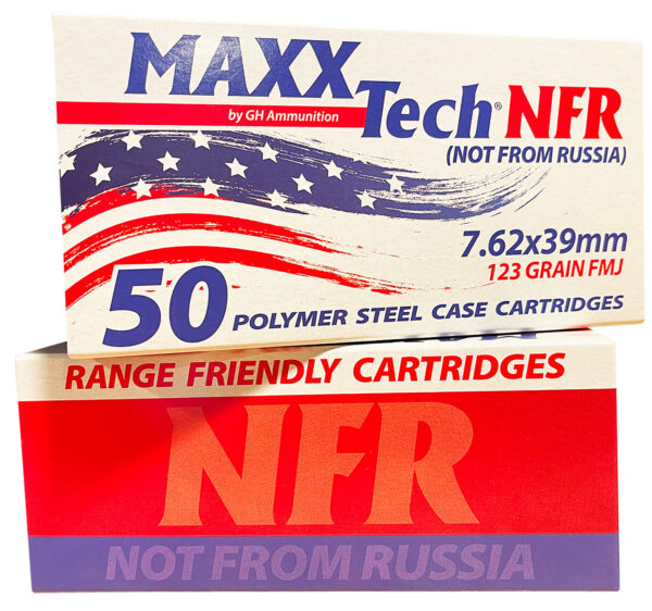 160908 MAXXTech 7.62x39mm 123 gr FMJ – 50rd Box