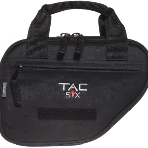 Tac Six Battalion 10-inch Handgun Case, Black Neoprene