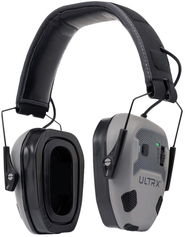 161197 Allen ULTRX Bionic Fuse Bluetooth Ear Muffs 22dB Cement Gray
