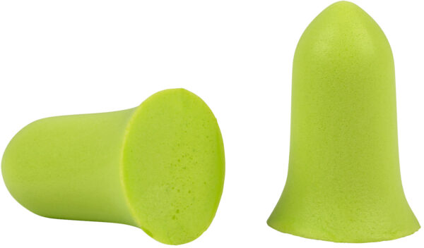 161236 Allen ULTRX Tapered Foam Ear Plugs, Lime Green, 50 Pair, NRR 32 dB