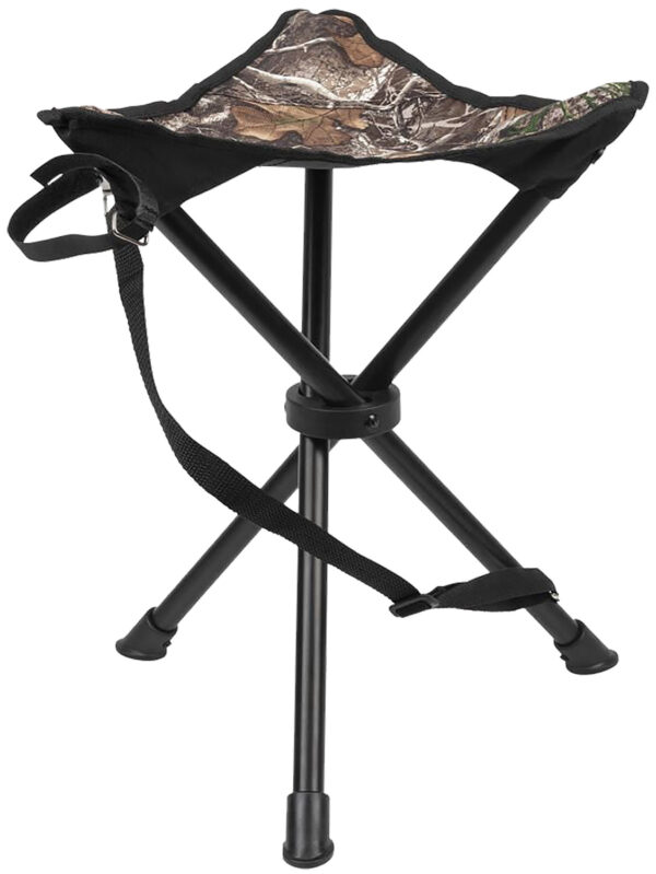 161276 Vanish Tripod Stool Realtree Edge – 225 lb Capacity