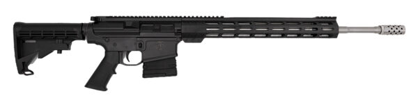 Great Lakes Firearms  AR-10  6.5 Creedmoor 10+1 20″ Stainless Barrel, Black Rec, 15.25″ M-Lok Handgaurd, Carbine Stock, A2 Grip, Muzzle Brake