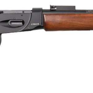 Gforce Arms GFLVR410S Saddlehorn  Lever 2.50″ 9+1 24″ Black Steel Barrel, Black Picatinny Rail Aluminum Receiver, Fixed Walnut Stock