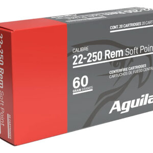 Aguila .22-250 Rem InterLock BTSP 20rd Box