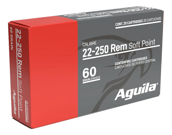161530 Aguila .22-250 Rem InterLock BTSP 20rd Box