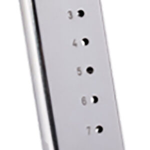 Mec-Gar 1911 Officer Magazine .45 ACP 7rd Nickel
