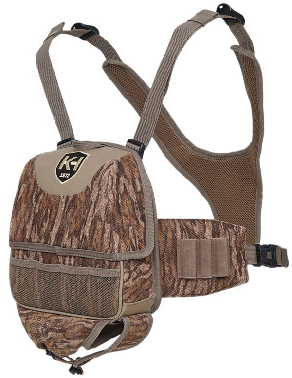 162049 Knight & Hale KHT0103 Run N Gun Turkey Vest Chest Mossy Oak Bottomland