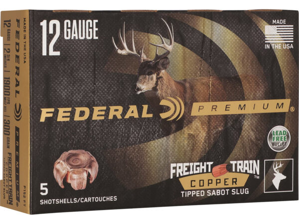 Federal Freight Train 12ga 2.75in 300gr Sabot Slug, 5rd