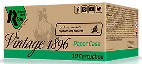 162337 Rio Ammunition VP36FHV8 Vintage 1896 12 Gauge 2.75″ 10/Box