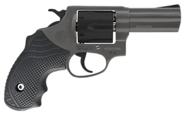 Rossi 2RP631CLOK RP63  Small Frame 357 Mag/38 Special +P 6rd 3″ Tungsten Cerakote Stainless Steel Barrel, Matte Black Cylinder, Tungsten Cerakote Stainless Steel Frame, Black LOK Grip