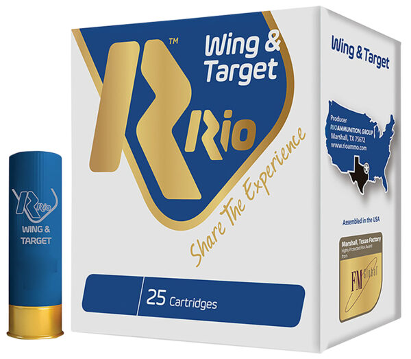Rio Ammunition WT2875 Wing & Target  12Gauge 2.75″ 1oz 7.5Shot 25 Per Box/10 Case