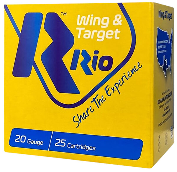Rio Wing & Target 20ga 2-3/4 in 7/8 oz 8 Shot 25/ct
