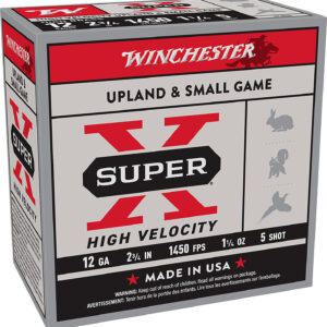 Winchester Super-X 12 Gauge 2.75″ 1-1/4oz #5 25rd Box