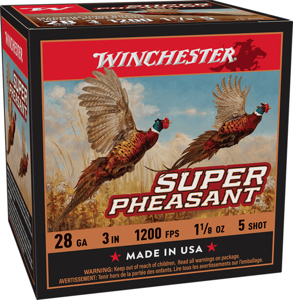 163268 Winchester Super Pheasant 28ga 3in 1-1/8oz #5 25rd