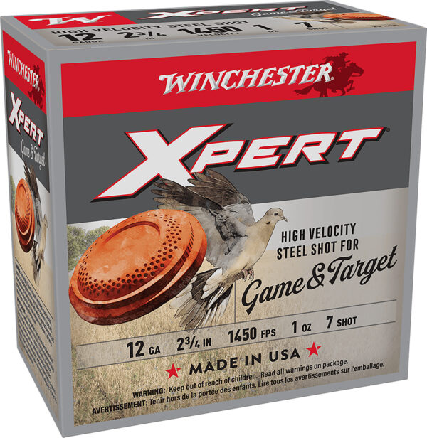 163270 Winchester Xpert 12 Gauge 2.75″ 1 oz #7 Steel 25rd