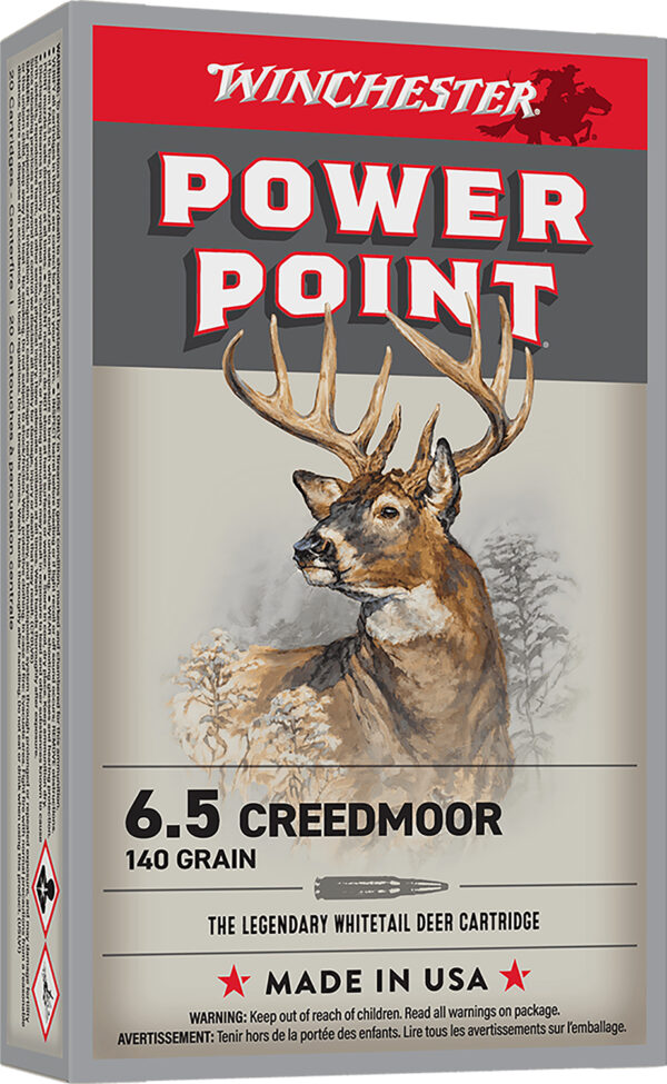 163275 Winchester Power-Point 6.5 Creedmoor 140gr 20rd