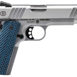BERSA B1911 .45 ACP 5-inch Brushed Stainless 8+1