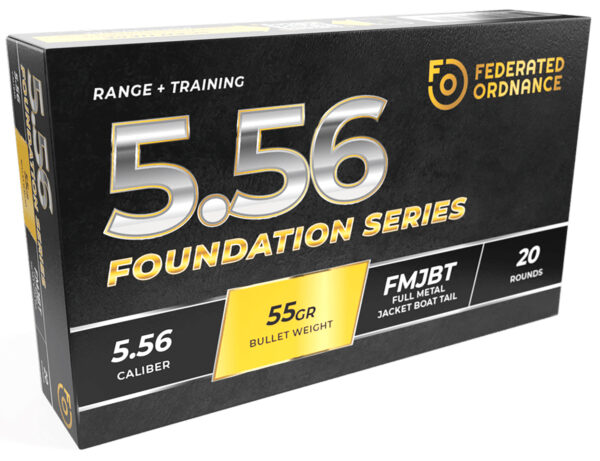 163567 Nemo Arms 556M193NA55FO 5.56mm 55gr Full Metal Jacket Boat Tail 20 Per Box/50 Case