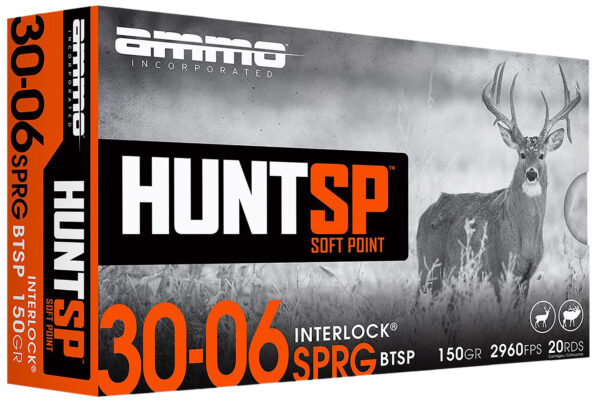 Ammo Inc 30-06 Springfield 150gr Soft Point, 20rd Box