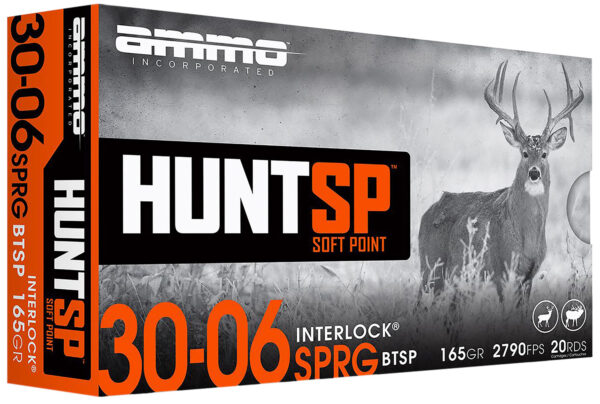 Ammo Inc Hunt SP .30-06 Springfield 165gr Soft Point 20rd