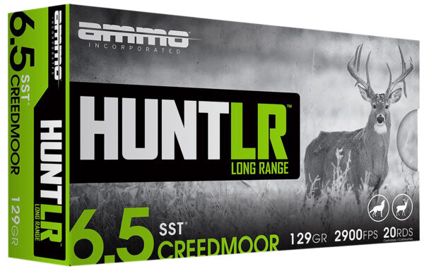 Ammo Inc Hunt LR 6.5 Creedmoor 129 gr SST – 20rd Box