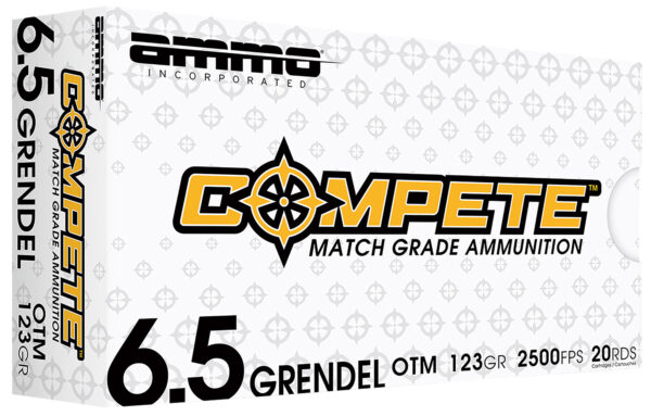 Ammo Inc 6.5mm Grendel 123 gr OTM — 20/Box