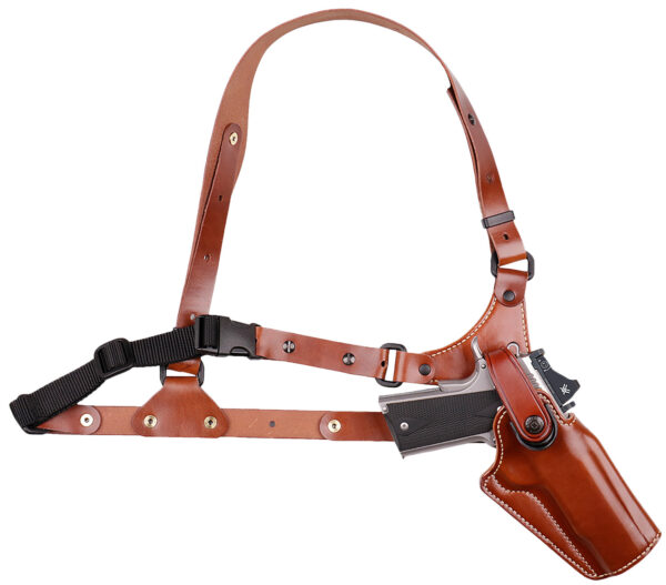 Galco GA228R Great Alaskan Chest Holster, Tan — Fits Glock 20/21