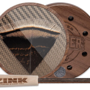Zink Thunder Ridge Striker Glass Pot Turkey Call – Walnut