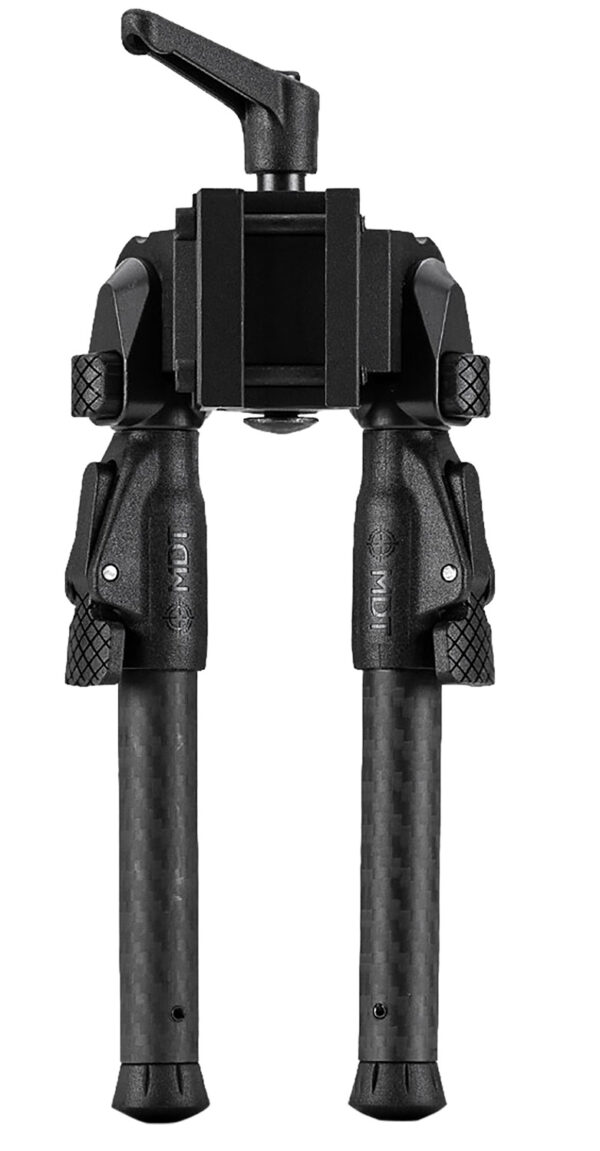 Mdt Sporting Goods Inc 105560BLK GRND-POD  Black Aluminum, 4.5″-9.0″, Spiked Feet, Fits Picatinny Rail
