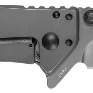 Kershaw 1555TIX Cryo  2.75″ Folding Drop Point Plain Gray TiN 8Cr13MoV SS Blade Gray PVD Stainless Steel Handle Clamshell Packaging