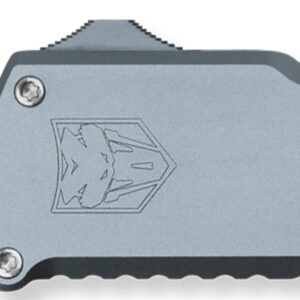 COBRATEC OTF Utility Knife, Gray — 2″ Blade
