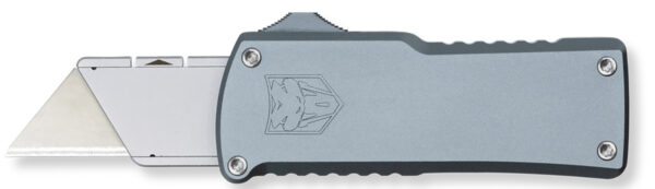 COBRATEC OTF Utility Knife, Gray — 2″ Blade