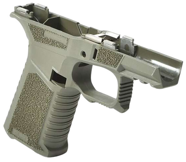 164304 Sct Manufacturing 0225020100IB Sub Compact Compatible w/ Glock 43X/48 OD Green Polymer Frame Aggressive Texture Grip Includes Locking Block
