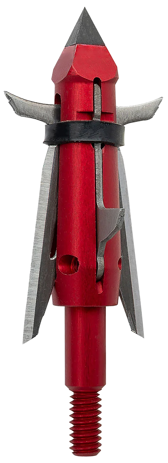 164349 Tenpoint HEA8043 Nemesis Broadhead Chisel Tip 420 Stainless Steel Blades Red 100gr 3Pack