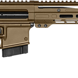 CMMG 28A490FMB Dissent MK4 22 ARC 10+1 16.10″  Midnight Bronze Cerakote Picatinny Rail Aluminum Receiver, M-LOK Handguard, Black CMMG Dissent Side Folding Stock, Zeroed Drop-In Single Stage Trigger