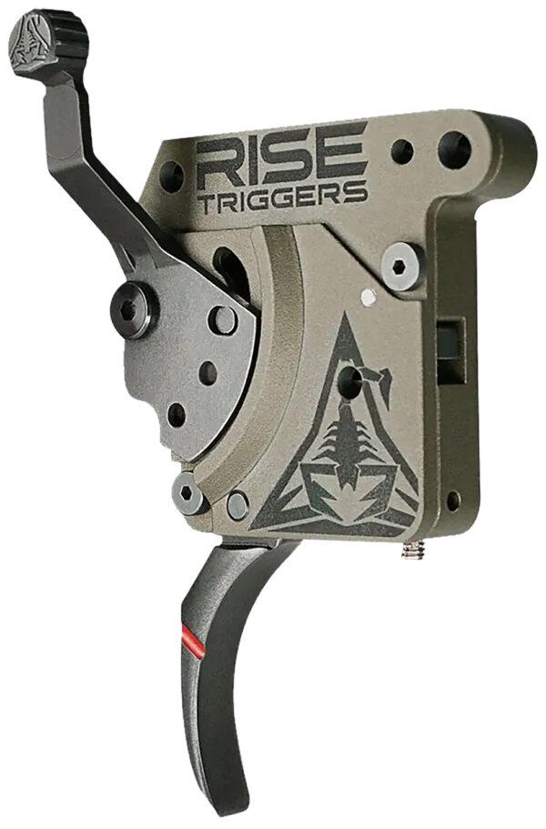 164499 Rise Armament Reliant Pro Rem 700 Curved Trigger, Adjustable