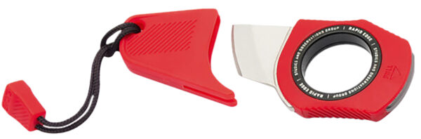 164797 S.O.G SOG18300143 Rapid Rescue Red Aluminum Stonewashed Blade