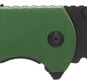 S.O.G SOG11520157 Escape ATK 2.0 EDC 3.40″ Folding Clip Point Part Serrated Black Hardcased AUS-8A SS Blade, 4.60″ Green/Black Aluminum Handle, Presentation Box