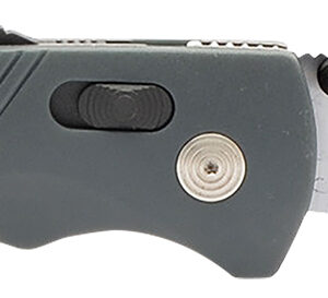 S.O.G SOG11181141 Flash AT EDC 3.45″ Folding Plain Satin Cryo D2 Steel Blade, Urban Grey GRN Handle, Peg Box Pkg
