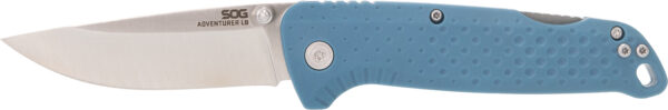 SOG ADVENTURER LB – Nordic Blue, 3.50″ Drop Point Knife