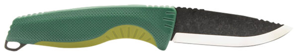 164823 S.O.G SOG17410257 Aegis AT 3.13″ Folding Drop Point Part Serrated Black TiNi Cryo D2 Steel Blade, OD Green Textured GRN Handle