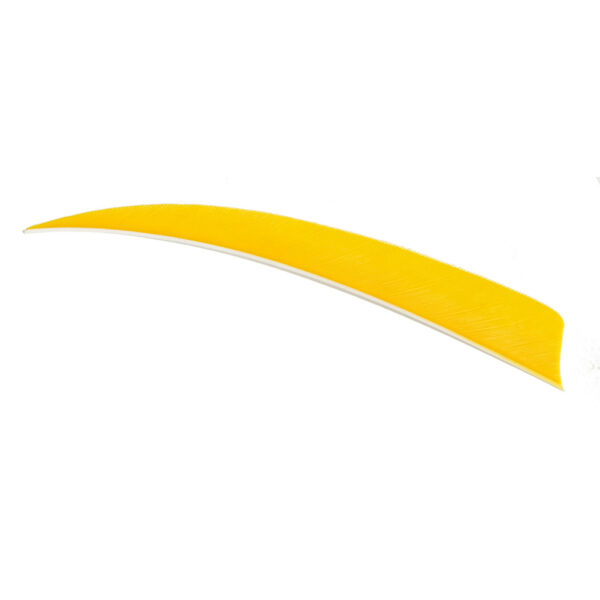 16487_1 Trueflight Shield Cut Feathers Yellow 5 in. RW 100 pk.