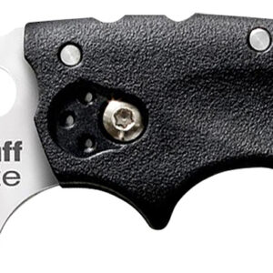 Cold Steel CS20LTZ Tuff Lite  2.50″ Folding Sheepsfoot Plain AUS-8A SS Blade, 3.50″ Black Textured Griv-Ex Handle