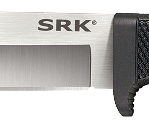 Cold Steel CS38CKE SRK  6″ Fixed Clip Point Plain 3-V Steel Blade, 4.75″ Black Textured Kray-Ex Handle