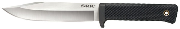 164893 Cold Steel CS38CKE SRK 6″ Fixed Clip Point Plain 3-V Steel Blade, 4.75″ Black Textured Kray-Ex Handle